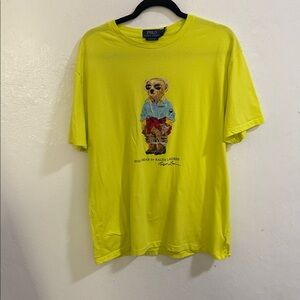 Polo by Ralph Lauren Bright Yellow Bear Tee
